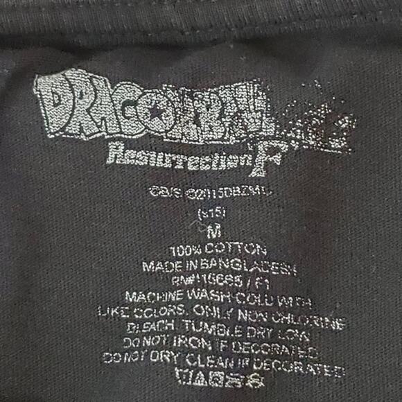 Dragonball Z Resurrection F Mens Medium Graphic T Shirt Short Sleeve Black - Picture 5 of 5